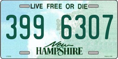 NH license plate 3996307