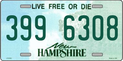 NH license plate 3996308