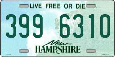 NH license plate 3996310