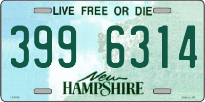 NH license plate 3996314