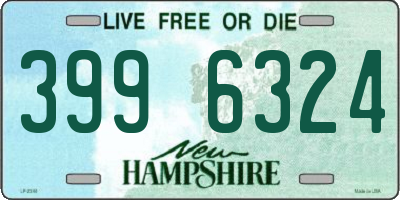 NH license plate 3996324