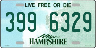 NH license plate 3996329