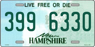 NH license plate 3996330