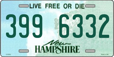 NH license plate 3996332