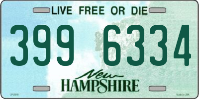 NH license plate 3996334