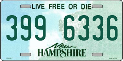 NH license plate 3996336