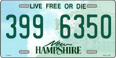 NH license plate 3996350