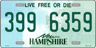 NH license plate 3996359