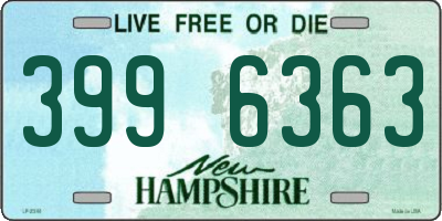 NH license plate 3996363