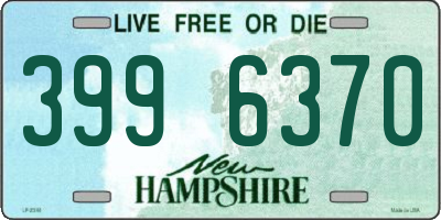 NH license plate 3996370