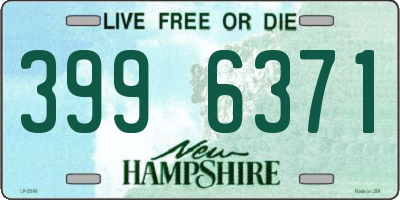 NH license plate 3996371