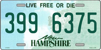 NH license plate 3996375