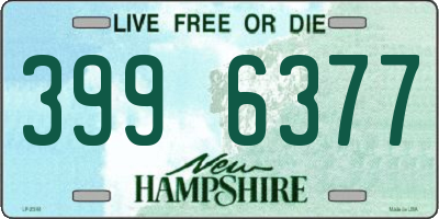 NH license plate 3996377