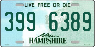 NH license plate 3996389