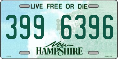 NH license plate 3996396