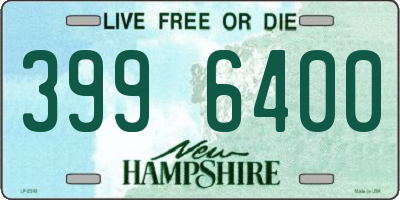 NH license plate 3996400