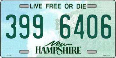 NH license plate 3996406