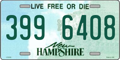 NH license plate 3996408