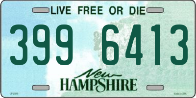 NH license plate 3996413