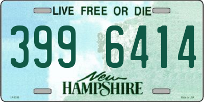 NH license plate 3996414