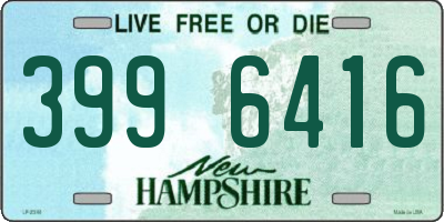 NH license plate 3996416