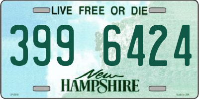 NH license plate 3996424