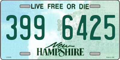 NH license plate 3996425