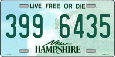 NH license plate 3996435