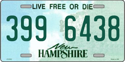 NH license plate 3996438