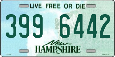 NH license plate 3996442