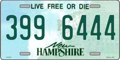 NH license plate 3996444