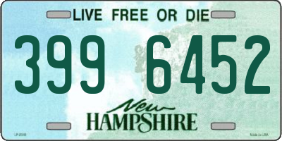 NH license plate 3996452