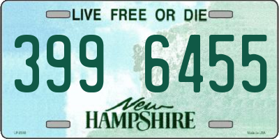 NH license plate 3996455