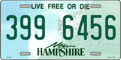 NH license plate 3996456