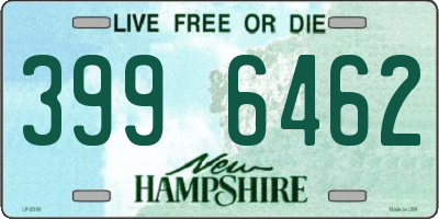 NH license plate 3996462