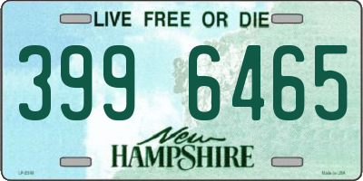 NH license plate 3996465