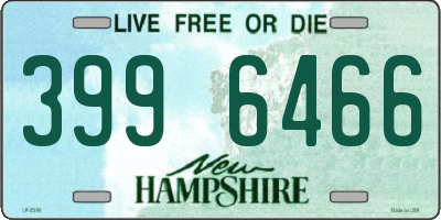 NH license plate 3996466