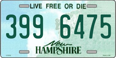 NH license plate 3996475