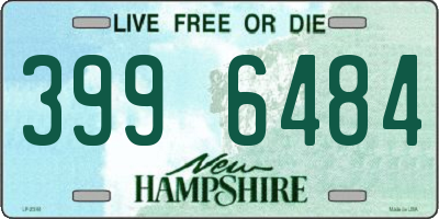 NH license plate 3996484