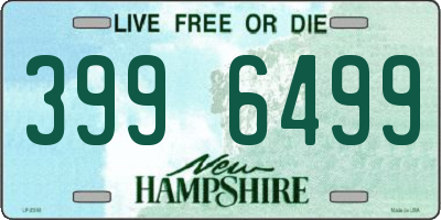 NH license plate 3996499