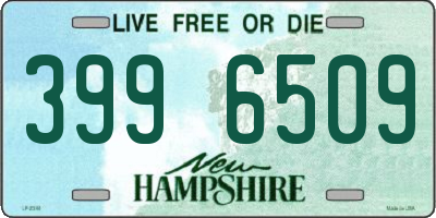 NH license plate 3996509