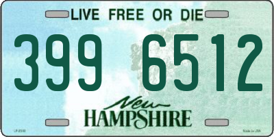 NH license plate 3996512