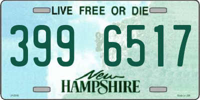 NH license plate 3996517