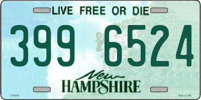 NH license plate 3996524