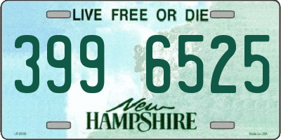 NH license plate 3996525