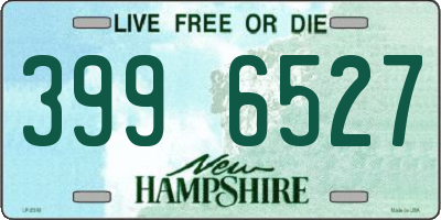 NH license plate 3996527