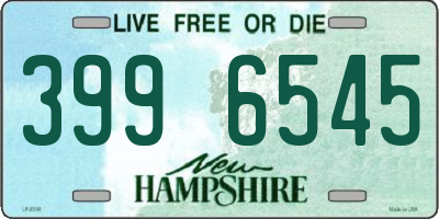 NH license plate 3996545