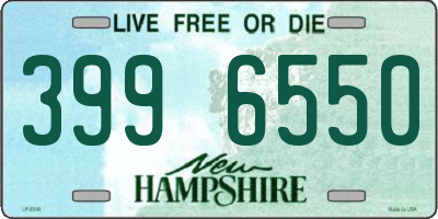 NH license plate 3996550