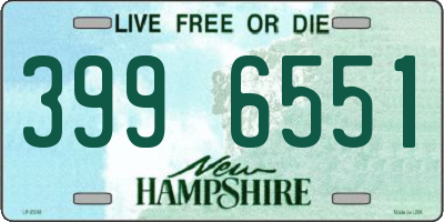 NH license plate 3996551