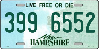 NH license plate 3996552